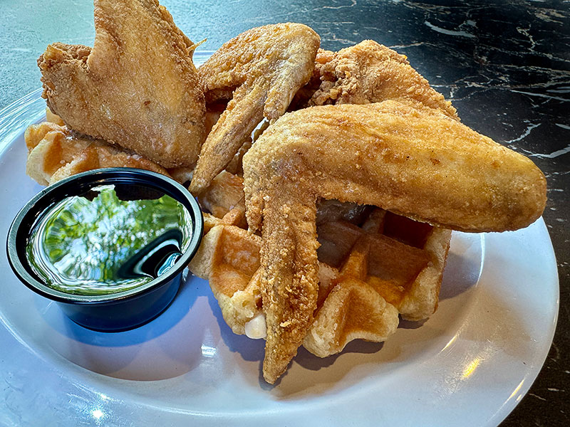 Chicken and waffles
