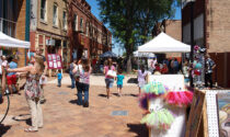 The inaugural Alley Art Festival in 2010