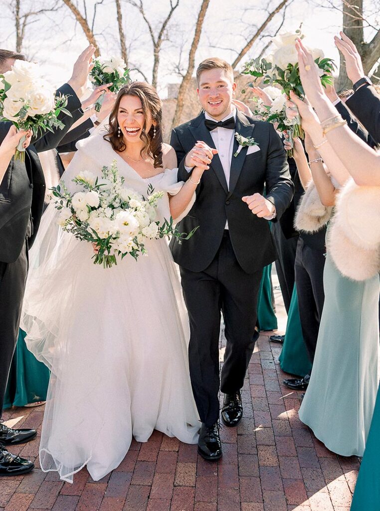 Newlyweds Samantha Schultz and Frank Becker