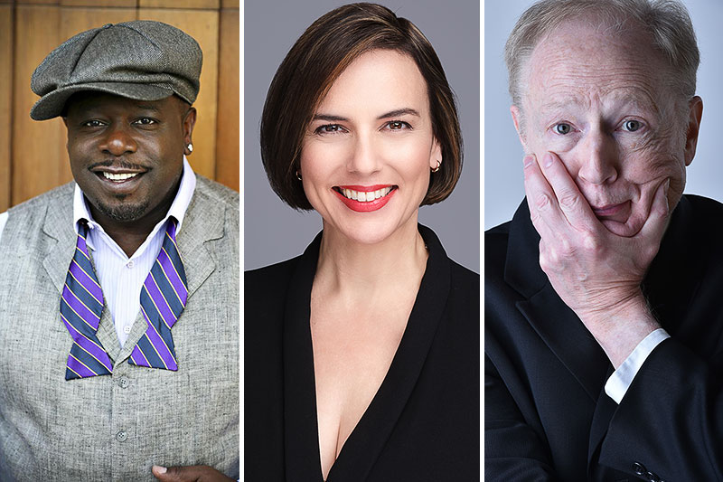 From left: Cedric the Entertainer, Ana Belaval, and Tim Cavanagh