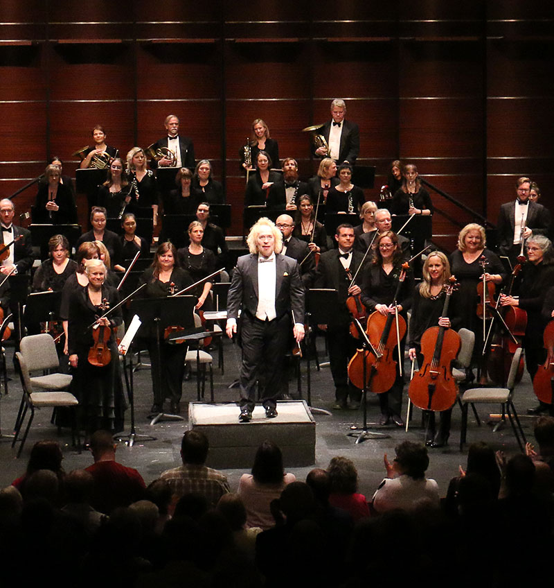 The New Philharmonic on stage
