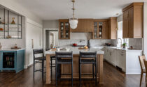 The kitchen in the remodeled Lemont home