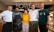 Boulevard chefs, from left: Takashi Yagihashi, Rick Martinez, Stephanie Izard, Shawn McClain, and Bill Kim