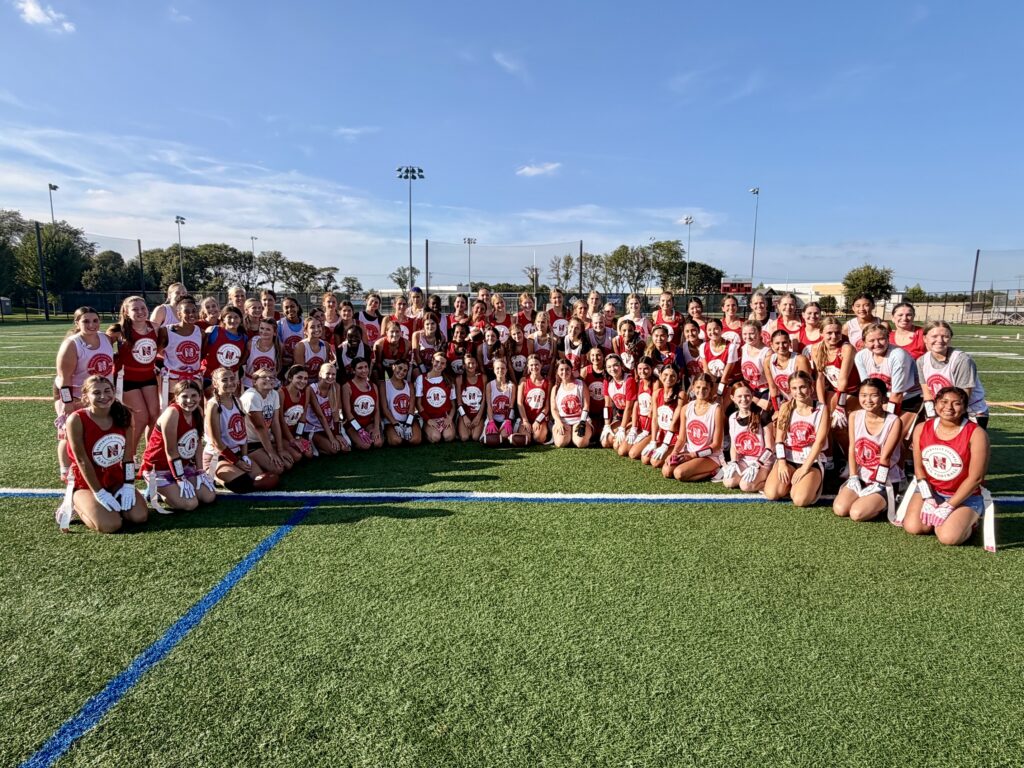 Naperville Central’s inaugural girls flag football program in 2025 became district champs.
